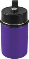 💜 tahoe trails 12 oz purple double wall vacuum insulated stainless steel water bottle for ultimate beverage enjoyment logo