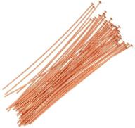 📿 beadaholique 720q-2.00 50-piece copper brown head pins, 2-inch, 24-gauge for beading crafts logo