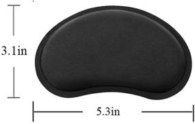 img 3 attached to SZYAN Wrist Rest Pad: Memory Foam Support for Pain Relief, Computer and Laptop Use - 1 Pack