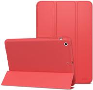 atic slim smart stand case with soft tpu back cover protector for apple ipad mini 1 (2012) /ipad mini 2 (2013) / ipad mini 3 (2014), red - compatible with ipad mini 3 / 2 / 1, not for ipad mini 4 logo