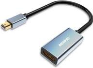 💻 адаптер benfei mini displayport к hdmi - совместим с macbook air/pro, surface pro/dock, монитором, проектором и многим другим - серый логотип