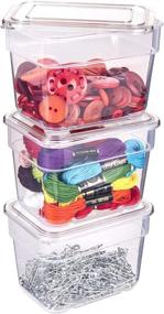 img 4 attached to ArtBin 3 Pack Small Organizer Pack Short