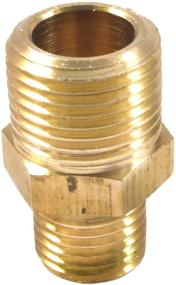 img 2 attached to Forney 75533 Brass Fitting: 3/8-Inch Male NPT to 1/4-Inch Male NPT Reducer Adapter - Reliable and Efficient