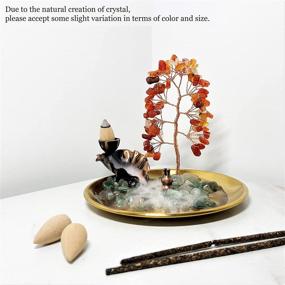 img 3 attached to Incense Natural Crystal Backflow Waterfall Home Decor