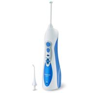 🏞️ panasonic professional water flosser for braces: cordless & portable oral irrigator with jet nozzle & tuft brush - white (model ew1213a) logo