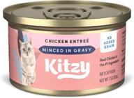 kitzy wet cat food - grain free, 3oz 🐱 pack of 24 (salmon, chicken, tuna) - shop now on amazon! logo