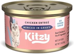 img 4 attached to Kitzy Wet Cat Food - Grain Free, 3oz 🐱 Pack of 24 (Salmon, Chicken, Tuna) - Shop Now on Amazon!
