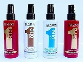 img 4 attached to Revlon Uniq One 5.1 унций Мультипакет для волос: 🌿 2 Оригинала, 1 Кокос, 1 Лотос - Полное решение для ухода за волосами