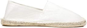 img 3 attached to Altxic Casual Painted Canvas Espadrilles Men's Shoes in Loafers & Slip-Ons