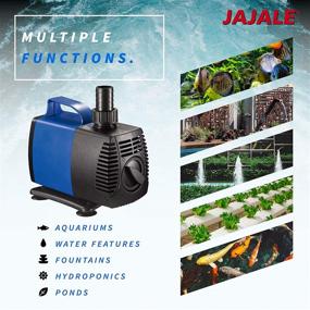 img 1 attached to 🐠 JAJALE JD Submersible Water Pump: Silent Solution for Pond, Aquarium, Fish Tank, Fountain, Hydroponics