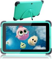 📱 8-inch kids tablet - android 11.0 - 1920x1200 fhd ips display - 3gb ram 32gb rom - parental control - 5+8mp camera - wifi - with kids-tablet case and stand (green) logo