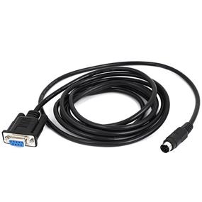 img 2 attached to DB9 Female to Mini Din 8 Male Converter Cable - 2.4M 8Ft by uxcell