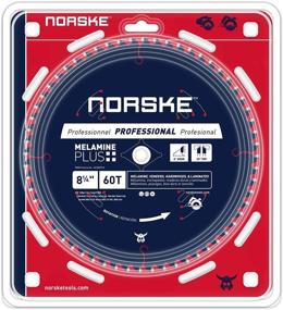 img 1 attached to 🪚 Norske Tools NCSBP272 8-1/4 inch 60T Melamine Plus Saw Blade: Ultra-smooth Cutting for Melamine, Laminates, Hardwoods, Laminate Flooring. 5/8 inch Bore with Diamond Knockout