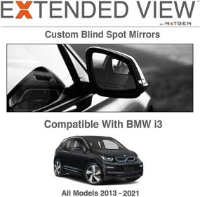 img 4 attached to 🔍 Extended View Blind Spot Mirrors for BMW i3 (All Models) – Enhance Safety and Compatibility