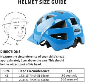 img 1 attached to Glerc Helmet Adjustable Toddler Bicycle