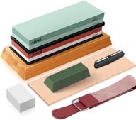 🪓 sharpening stone set with flattening feature logo