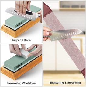 img 1 attached to 🪓 Sharpening Stone Set with Flattening Feature