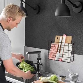 img 2 attached to 🌳 TreeLen 2PK- Kitchen Cabinet Organizer: Efficient Cutting Board, Foil Holder, and Pantry Rack