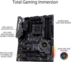 img 1 attached to 🎮 ASUS AM4 TUF Gaming X570-Plus (Wi-Fi) Review: High-Performance AM4 Zen 3 Ryzen 5000 & 3rd Gen Ryzen ATX Motherboard with PCIe 4.0, Dual M.2, 12+2 with Dr. MOS Power Stage