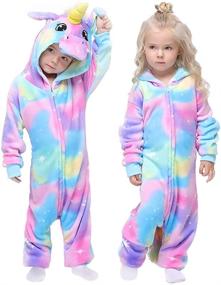 img 4 attached to 🦄 Vibrant Unicorn Pajamas Costume for Halloween – Be the Enchanting Life of the Party!