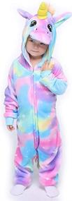 img 3 attached to 🦄 Vibrant Unicorn Pajamas Costume for Halloween – Be the Enchanting Life of the Party!