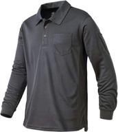 👕 tyhengta men's polo shirt: quick dry performance & lightweight tactical shirts for active men логотип