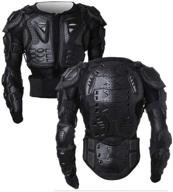 🏍️ ohmotor motorbike protective armour chest back spine armor: essential gear for men and women in motorcross, dirt bike, and skating logo