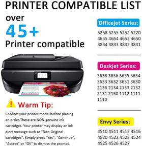 img 2 attached to 🖨️ Economical Evinki 63xl Remanufactured Ink Cartridges: Compatible with OfficeJet 3830, Envy 4520, Deskjet 2132 & More!