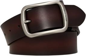 img 3 attached to 👞 Bruno Marc Leather Casual ABBL214M: Stylish Men's Belt Accessories in Genuine Leather