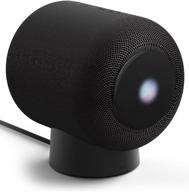 🔊 elago homepod speaker stand [black] – anti-slip pad, scratch-free, enhanced eq, improved control and indicator visibility logo