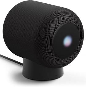 img 4 attached to 🔊 elago HomePod Speaker Stand [Black] – Anti-Slip Pad, Scratch-Free, Enhanced EQ, Improved Control and Indicator Visibility