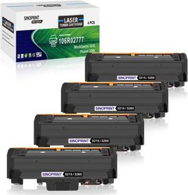 img 4 attached to 🖨️ SINOPRINT Compatible 106r02777 Toner Cartridge for Xerox 3260 106r02777 Black Toner - High Quality and Compatible Toner for Xerox WorkCentre and Phaser Printers (4-Pack)