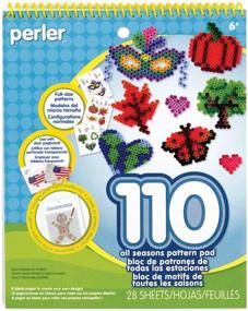 img 1 attached to 🎨 Perler Beads Pattern Pad - All Seasons Edition, with 28 Pages