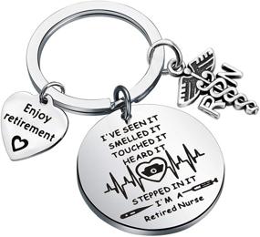 img 4 attached to 🎉 WSNANG Nursing Keychain: Perfect Retirement Gift for Retired Nurses RN NP LVN LPN BSN - Celebrate and Enjoy Retirement!