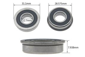 img 2 attached to RESALET FR8 2RS Bearing Shielded Bearings