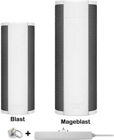 img 1 attached to 🔌 Soarking Power Up Charging Dock - Compatible with UE Boom 3/Megaboom 3/Blast/Megablast - White, with Wall Charger and 5 Feet Cable Included