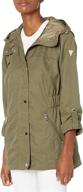 guess womens ladies sleeve anorak women's clothing in coats, jackets & vests logo