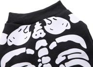 wizland halloween skeleton dog costume: pet jumpsuit clothes for x-small to x-large dogs and puppies - apparel логотип