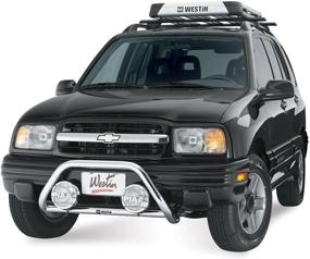 img 2 attached to Enhance Your Vehicle's Aesthetic with Westin 🚗 30-1065 Light Bar Mount Kit in Sleek Black