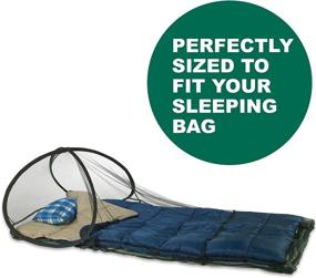 img 1 attached to 🌙 Atwater Carey Sleep Screen: Pop-Up Mosquito Net with Permethrin Bug Repellent - Ultimate Protection for a Restful Sleep