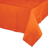 creative converting sunkissed orange tablecloths logo