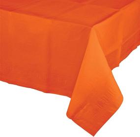 img 2 attached to Creative Converting Sunkissed Orange Tablecloths