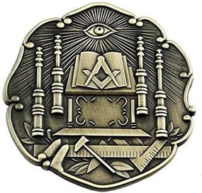 img 4 attached to Altar Columns Antique Masonic Emblem