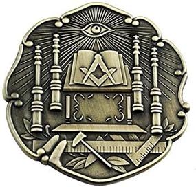 img 2 attached to Altar Columns Antique Masonic Emblem