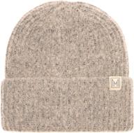 🧣 stay cozy this winter with mirmaru ribbed knit beanie - soft, warm & stretchy hat for men & women логотип