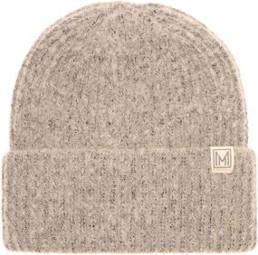 img 3 attached to 🧣 Stay Cozy this Winter with MIRMARU Ribbed Knit Beanie - Soft, Warm & Stretchy Hat for Men & Women