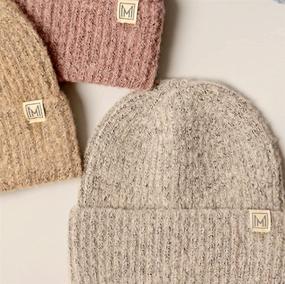 img 1 attached to 🧣 Stay Cozy this Winter with MIRMARU Ribbed Knit Beanie - Soft, Warm & Stretchy Hat for Men & Women