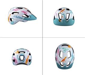 img 1 attached to 🚴 Lazer Lil Gekko Child Bike Helmet – Lightweight Cycling Helmets for Kids – Unisex Youth Head Protection with Visor, One Size