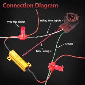 img 1 attached to Yorkim LED Load Resistors - Fix Hyper Flash, Blink & Error - 50W 6ohm - Pack of 4