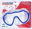 dolfino premier youth swim mask logo
